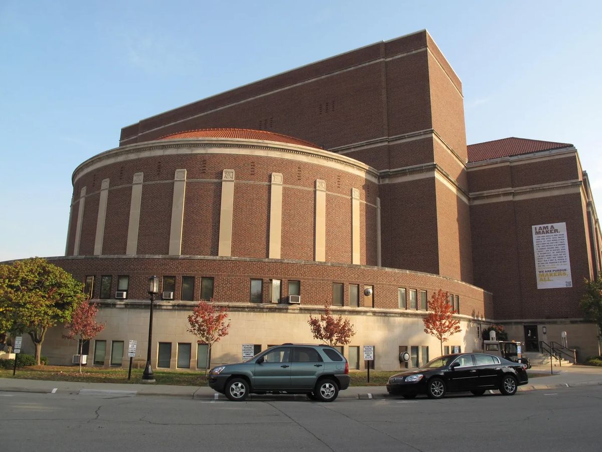 Restored brick auditorium